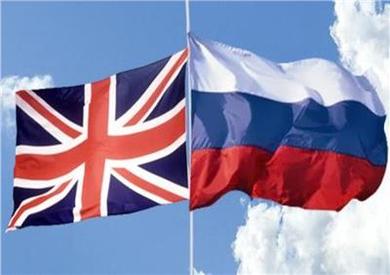 علم بريطانيا وروسيا